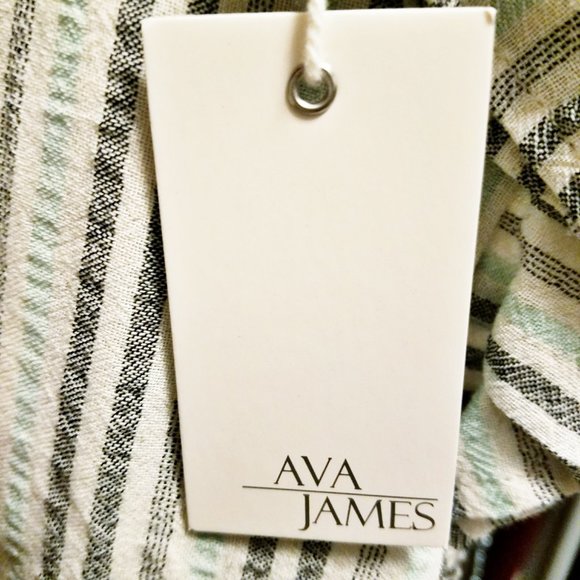 Cover-up Overshirt l Ava James NWT 1X All Cotton - Picture 11 of 12